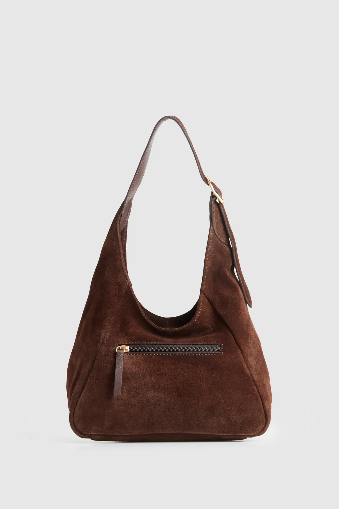 Alexa Leather Small Suede Hobo Bag Strandbags