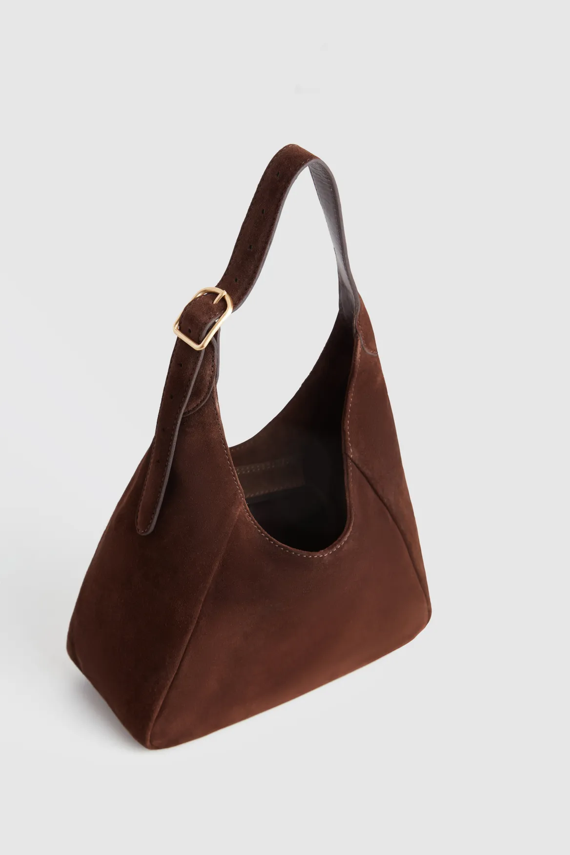 Alexa Leather Small Suede Hobo Bag Strandbags