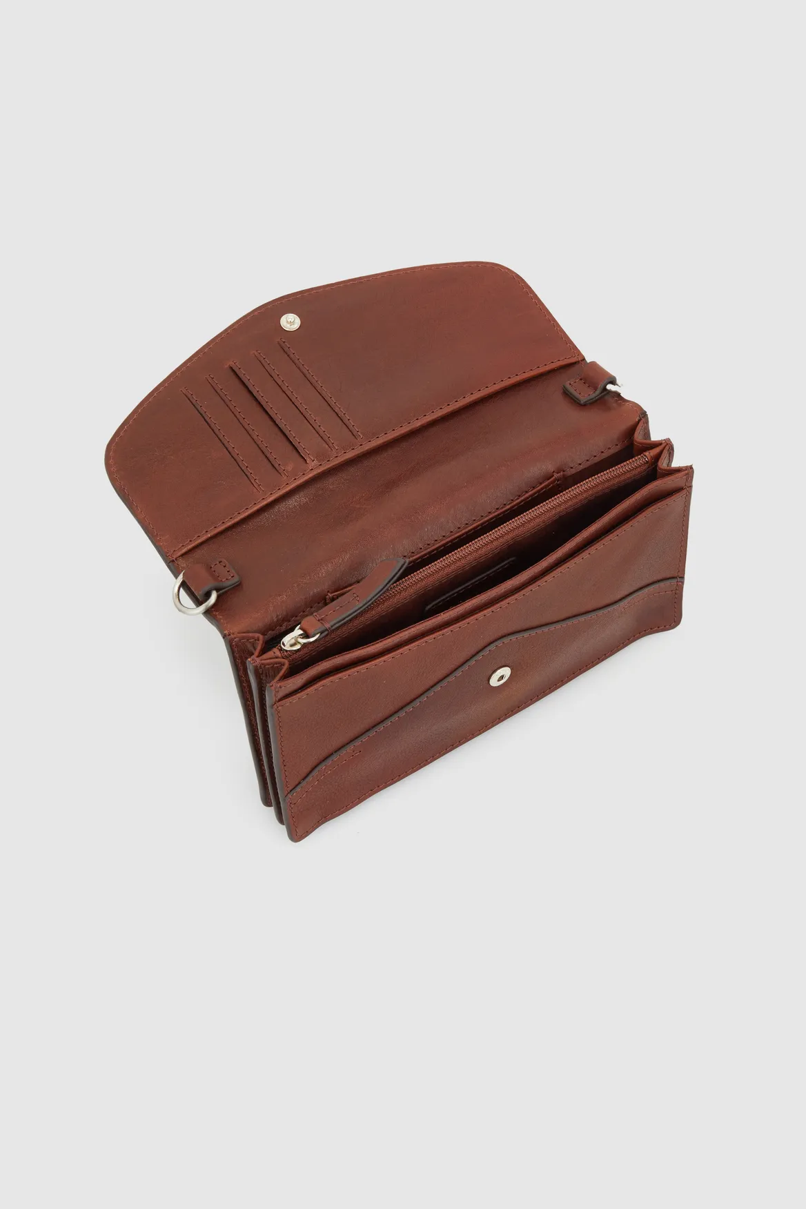 Anya Leather Large Clutch Strandbags