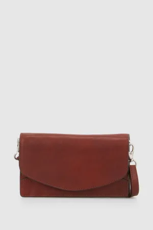 Anya Leather Large Clutch Strandbags
