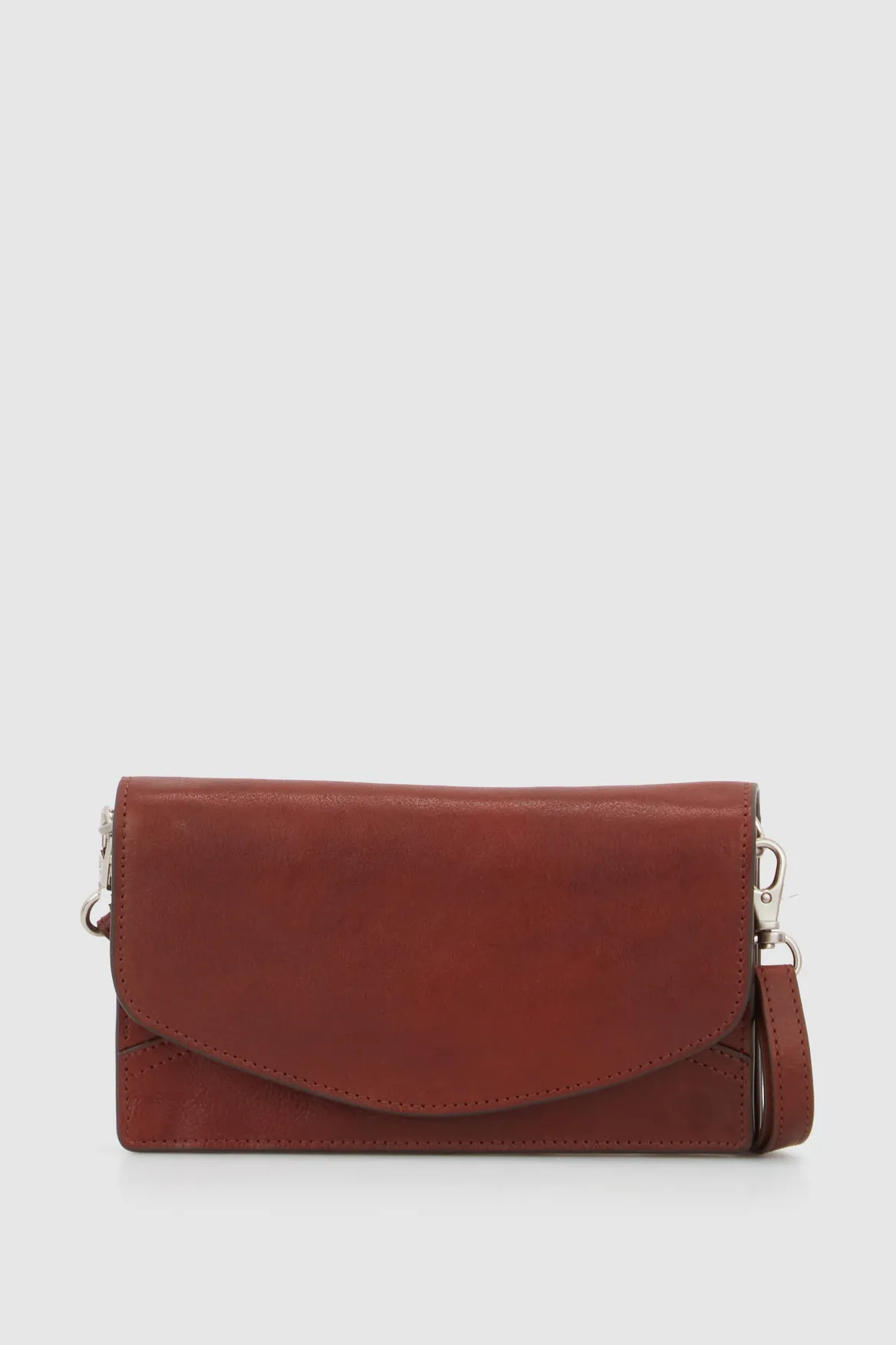 Anya Leather Large Clutch Strandbags