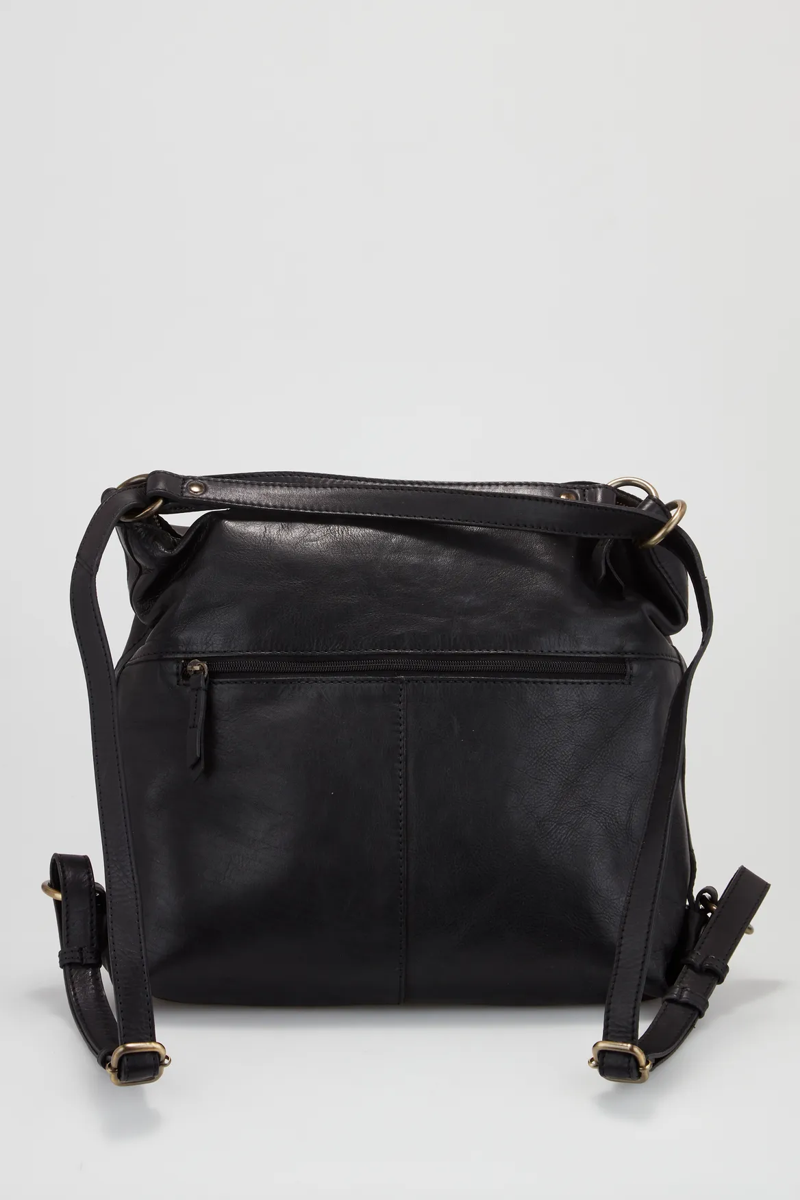 Ari Leather Convertible Backpack Strandbags