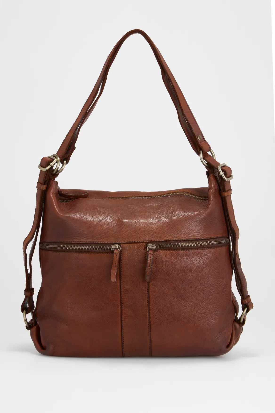 Ari Leather Convertible Backpack Strandbags