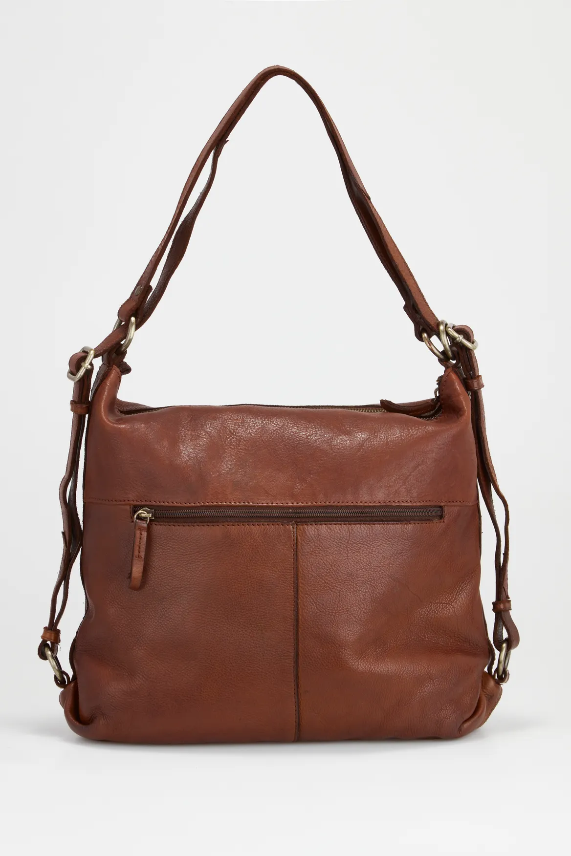 Ari Leather Convertible Backpack Strandbags