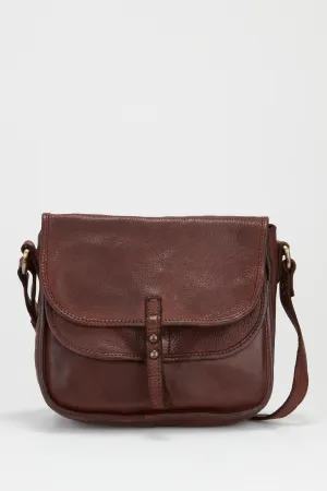Ari Leather Double Crossbody Bag Strandbags