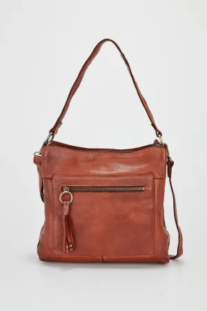 Ari Leather Large Crossbody Bag Strandbags