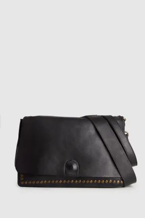 AriStud Leather Flap Crossbody Bag Strandbags