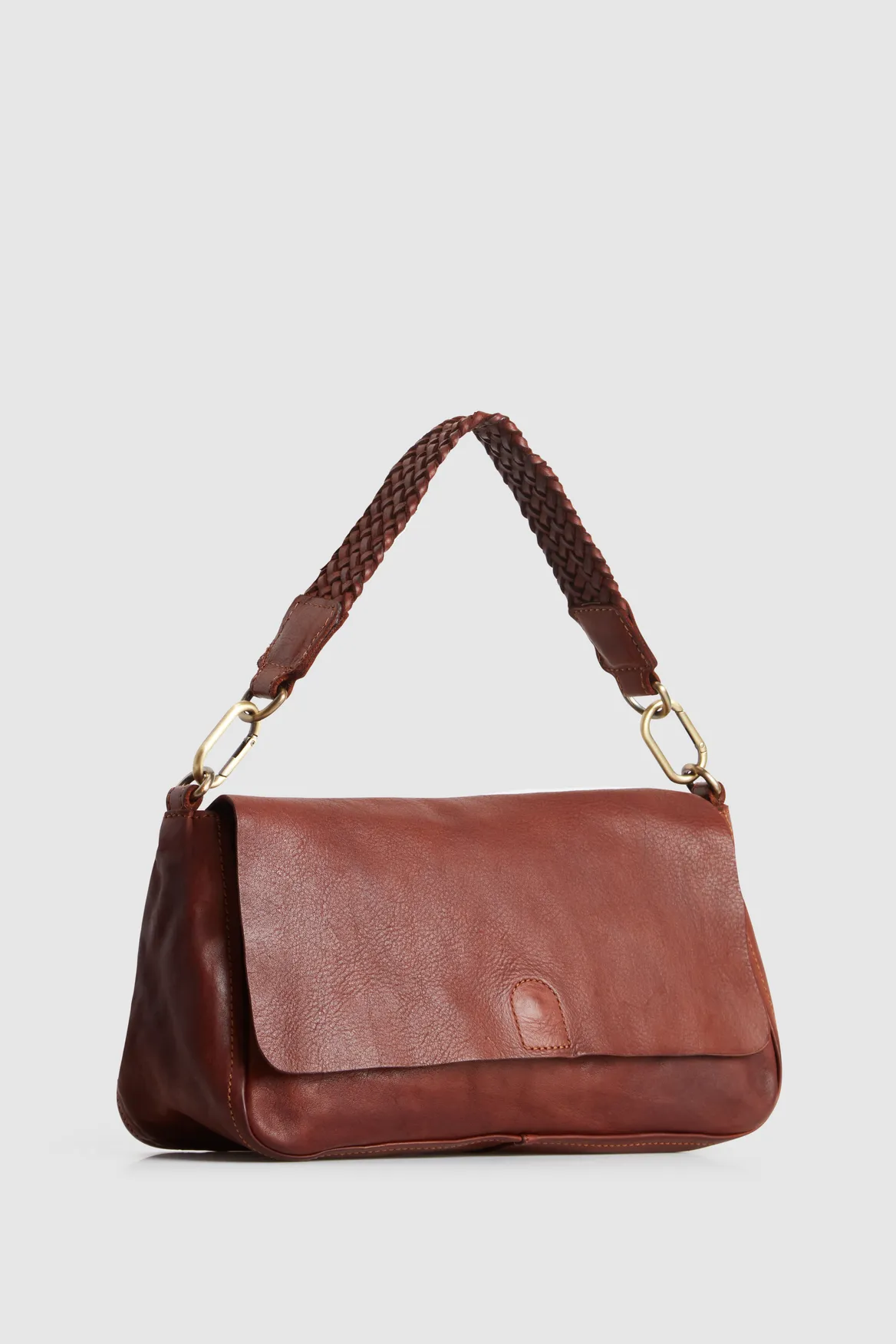Bree Leather Flap Crossbody Bag Strandbags