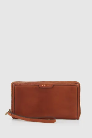 Bria Leather Zip Large Wallet Strandbags