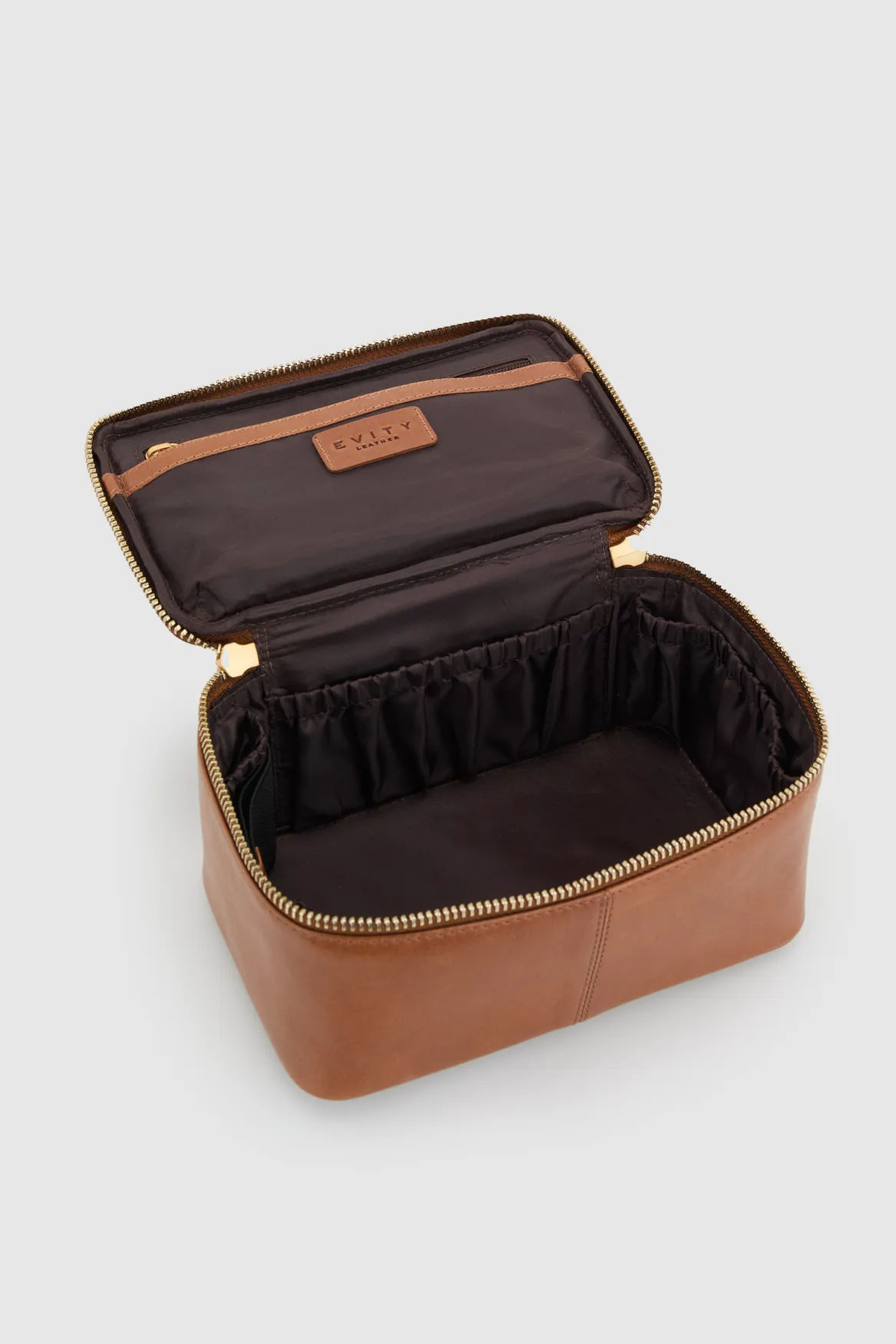 Bronte Leather Small Beauty Case Strandbags