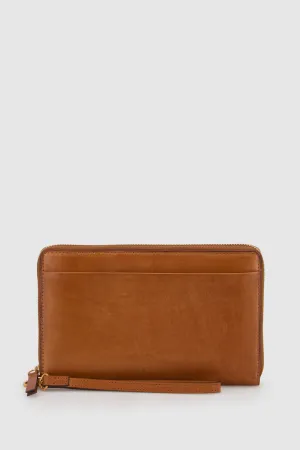 Bronte Leather Travel Wallet Strandbags