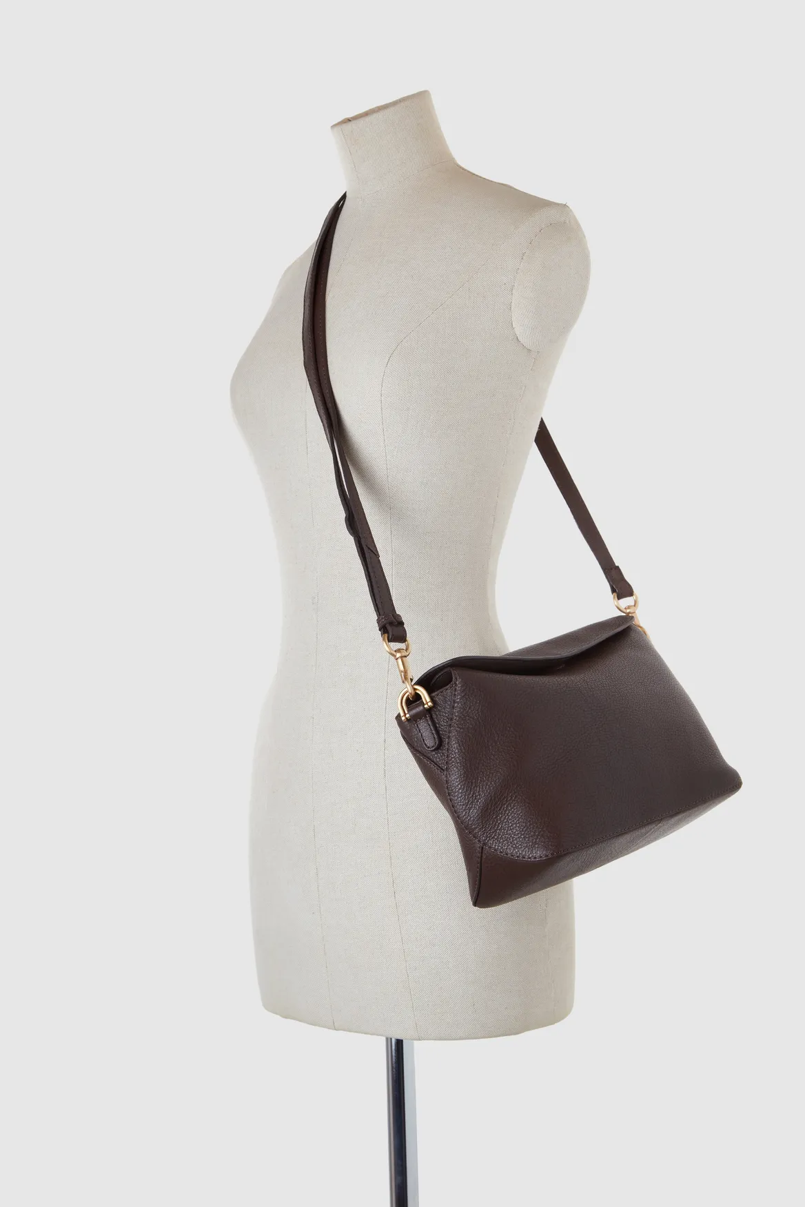 Clara Leather Grab Bag Strandbags