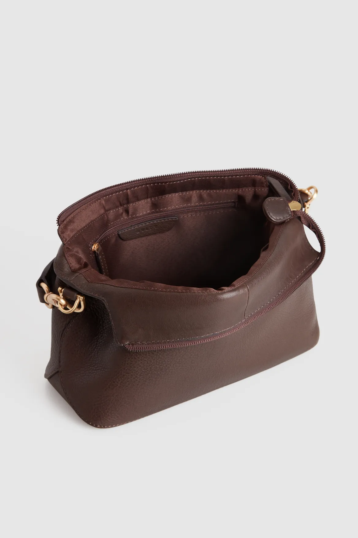 Clara Leather Grab Bag Strandbags