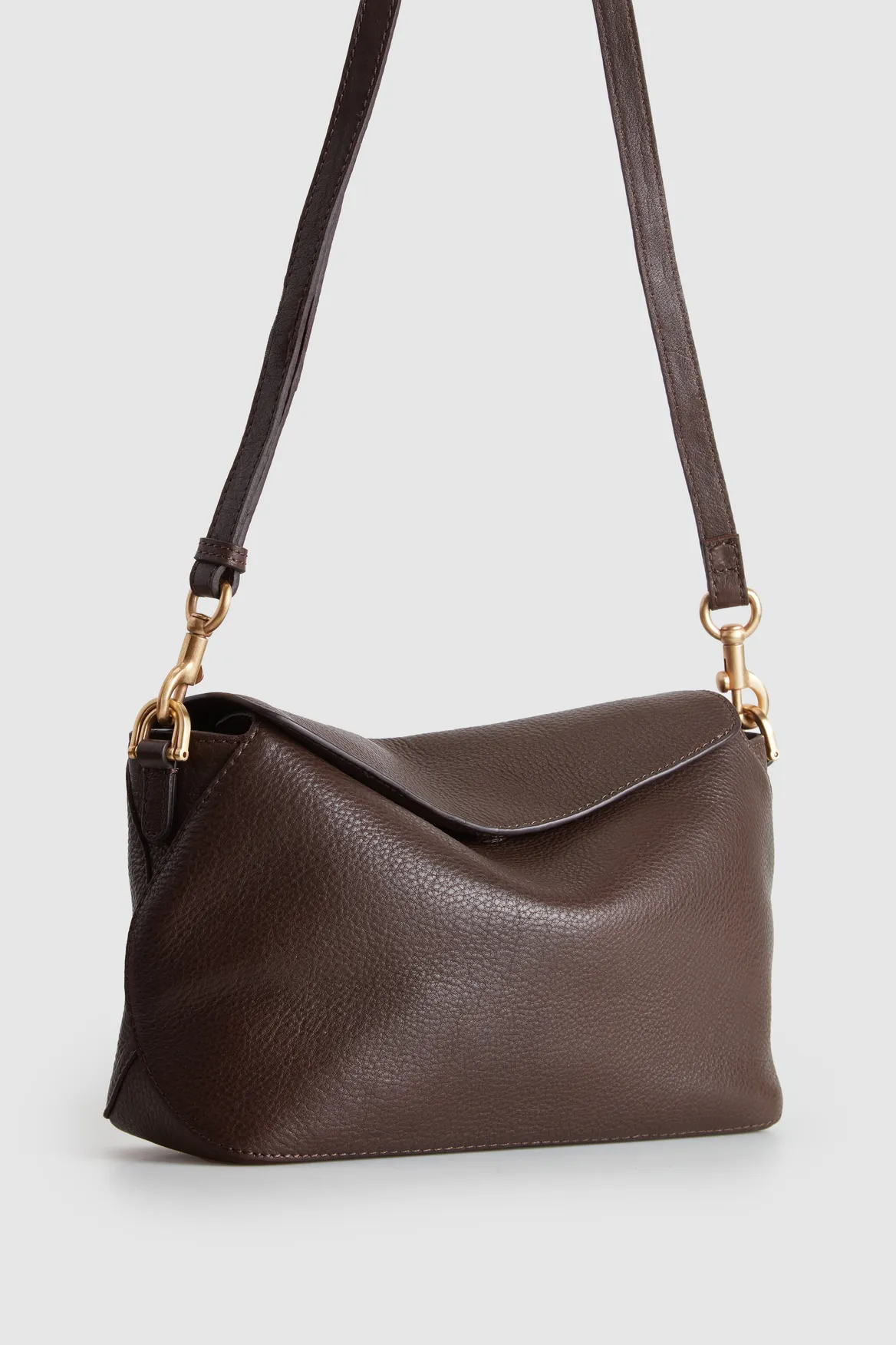 Clara Leather Grab Bag Strandbags