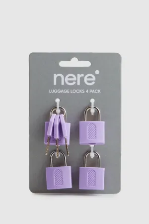 Coloured Locks 4 Pack Strandbags