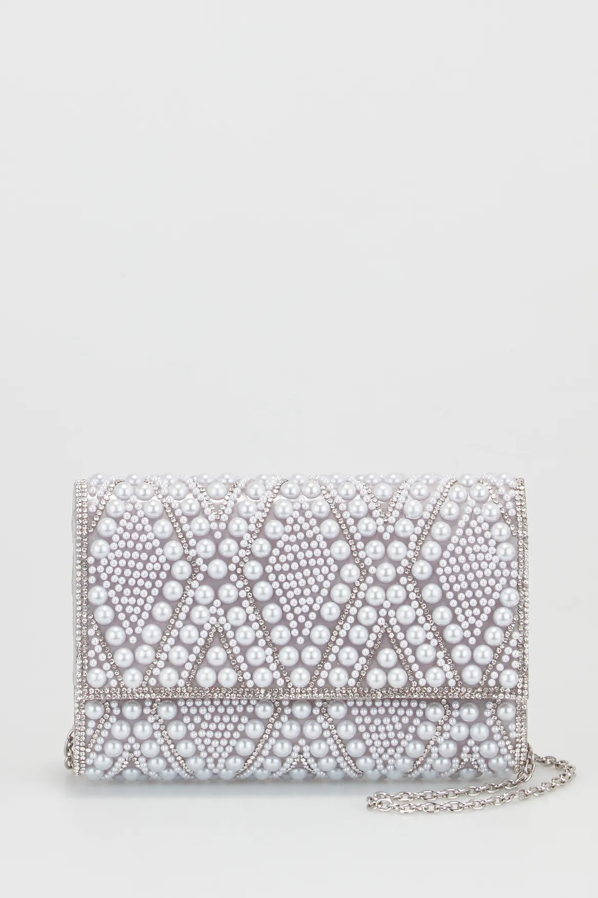 Diamante & Pearl Clutch Bag Strandbags