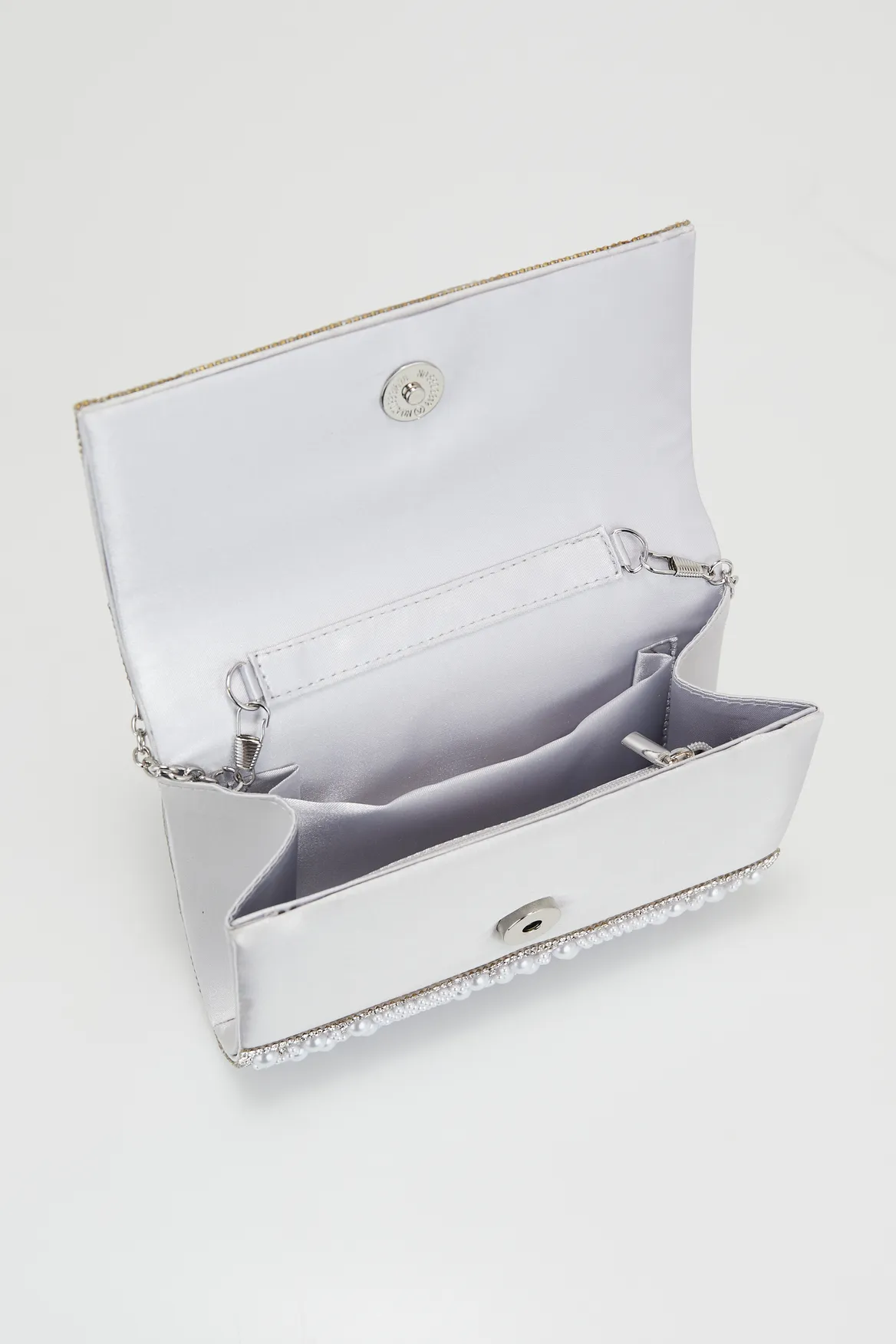 Diamante & Pearl Clutch Bag Strandbags