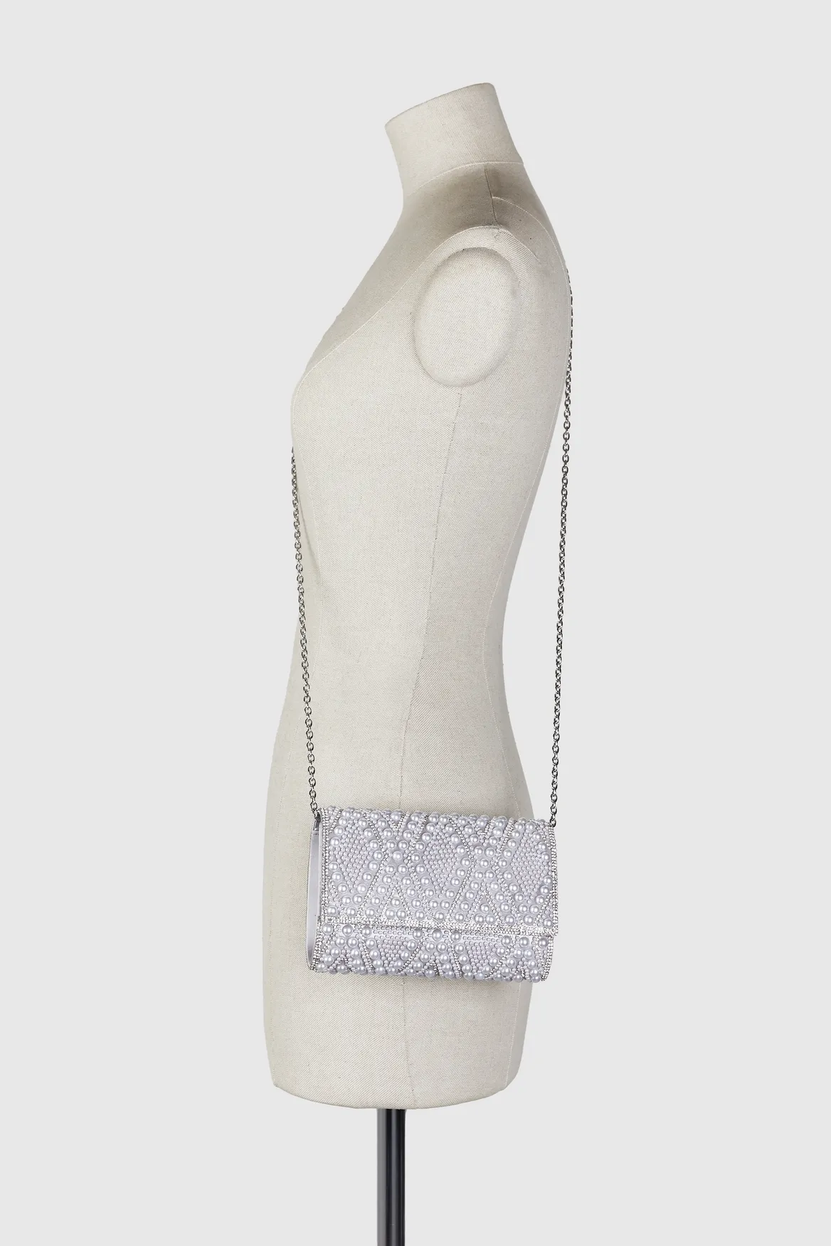 Diamante & Pearl Clutch Bag Strandbags