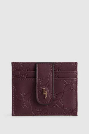Embossed Credit Card Holder Strandbags