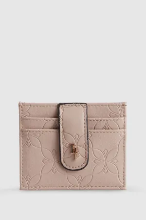 Embossed Credit Card Holder Strandbags