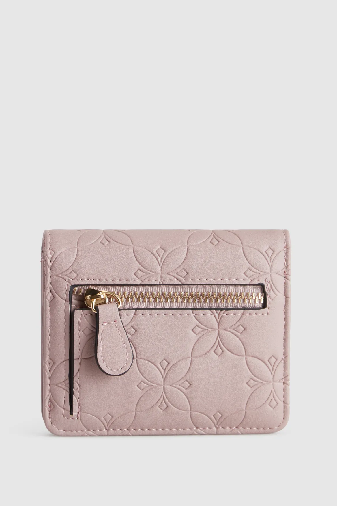 Embossed Press Stud Wallet Strandbags