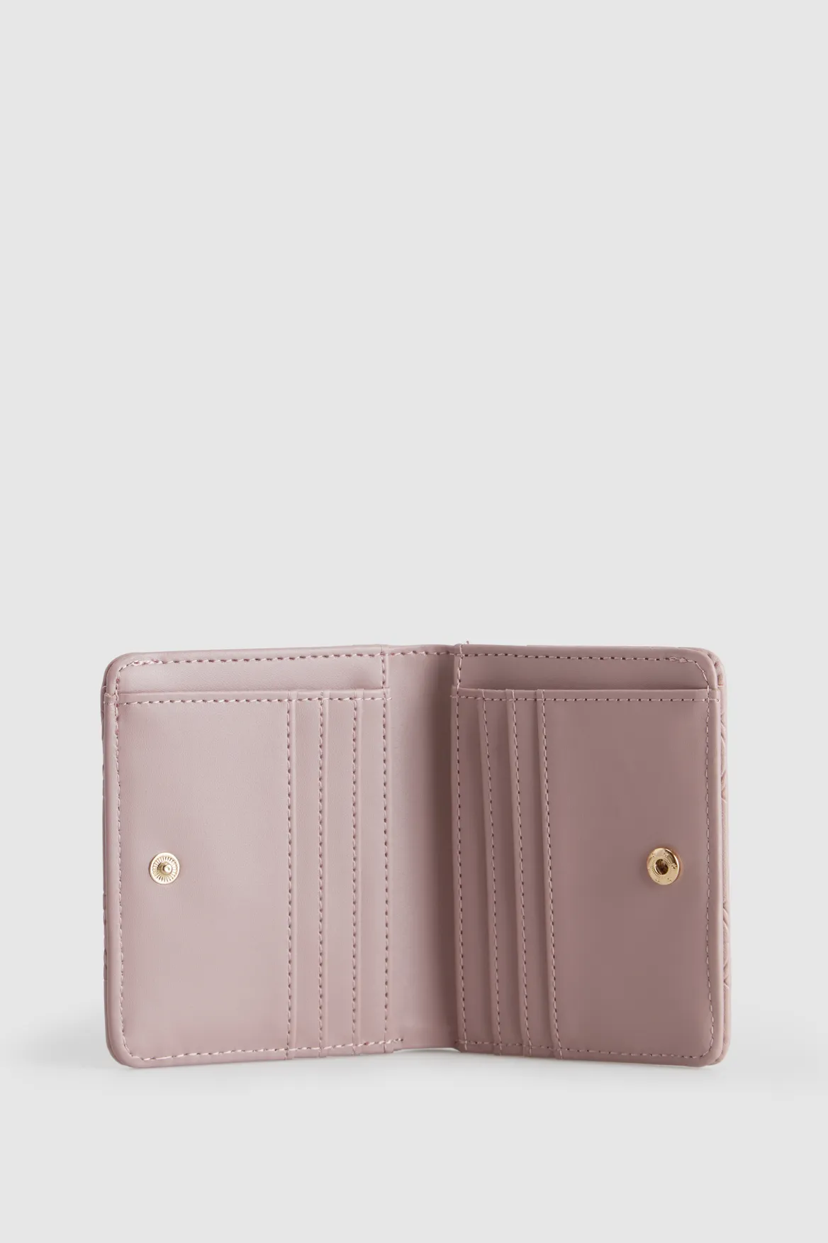 Embossed Press Stud Wallet Strandbags