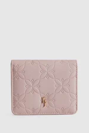 Embossed Press Stud Wallet Strandbags
