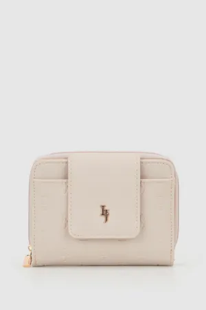 Embossed Small Tab Wallet Strandbags