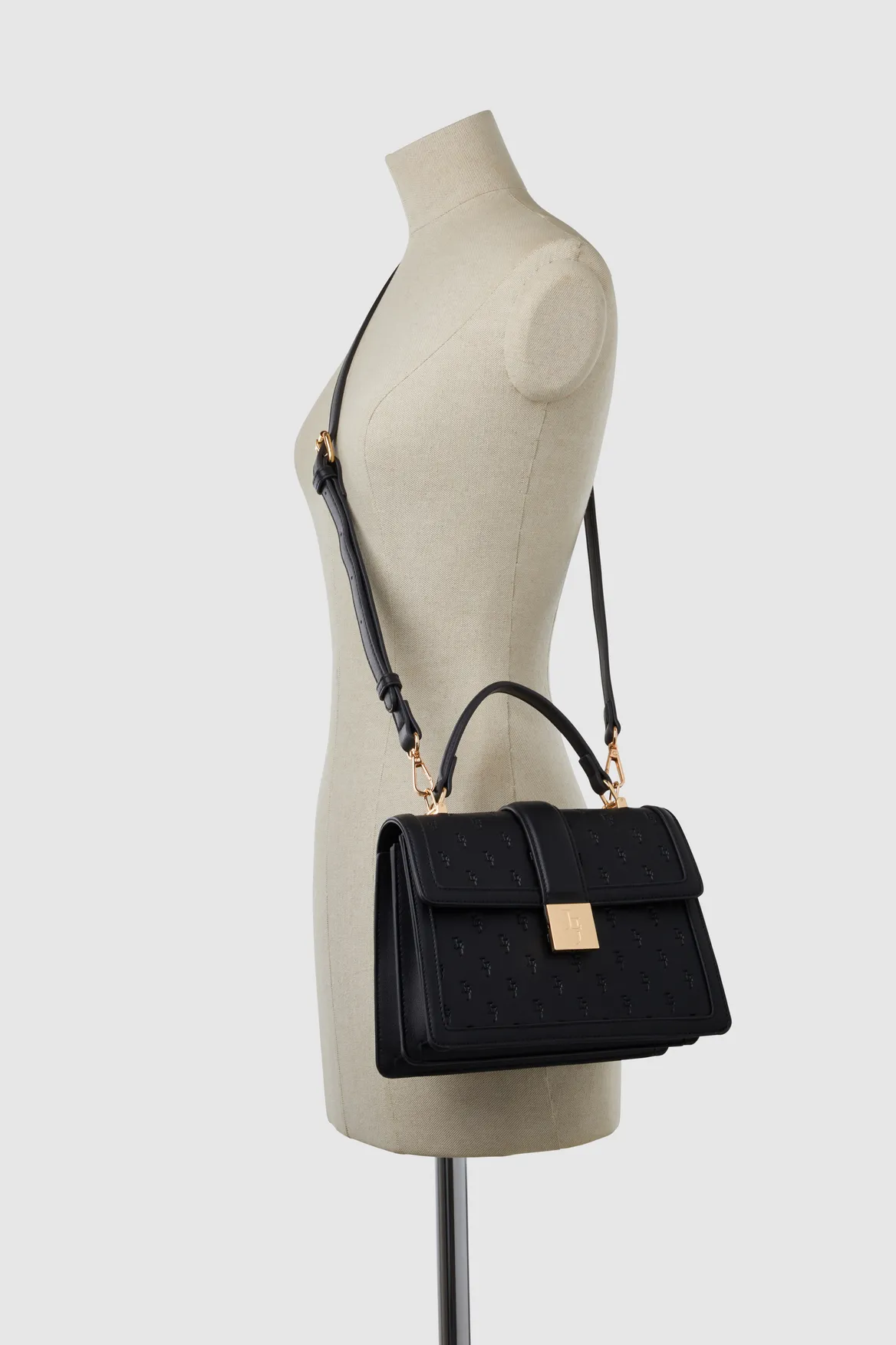 Embossed Top Handle Bag Strandbags