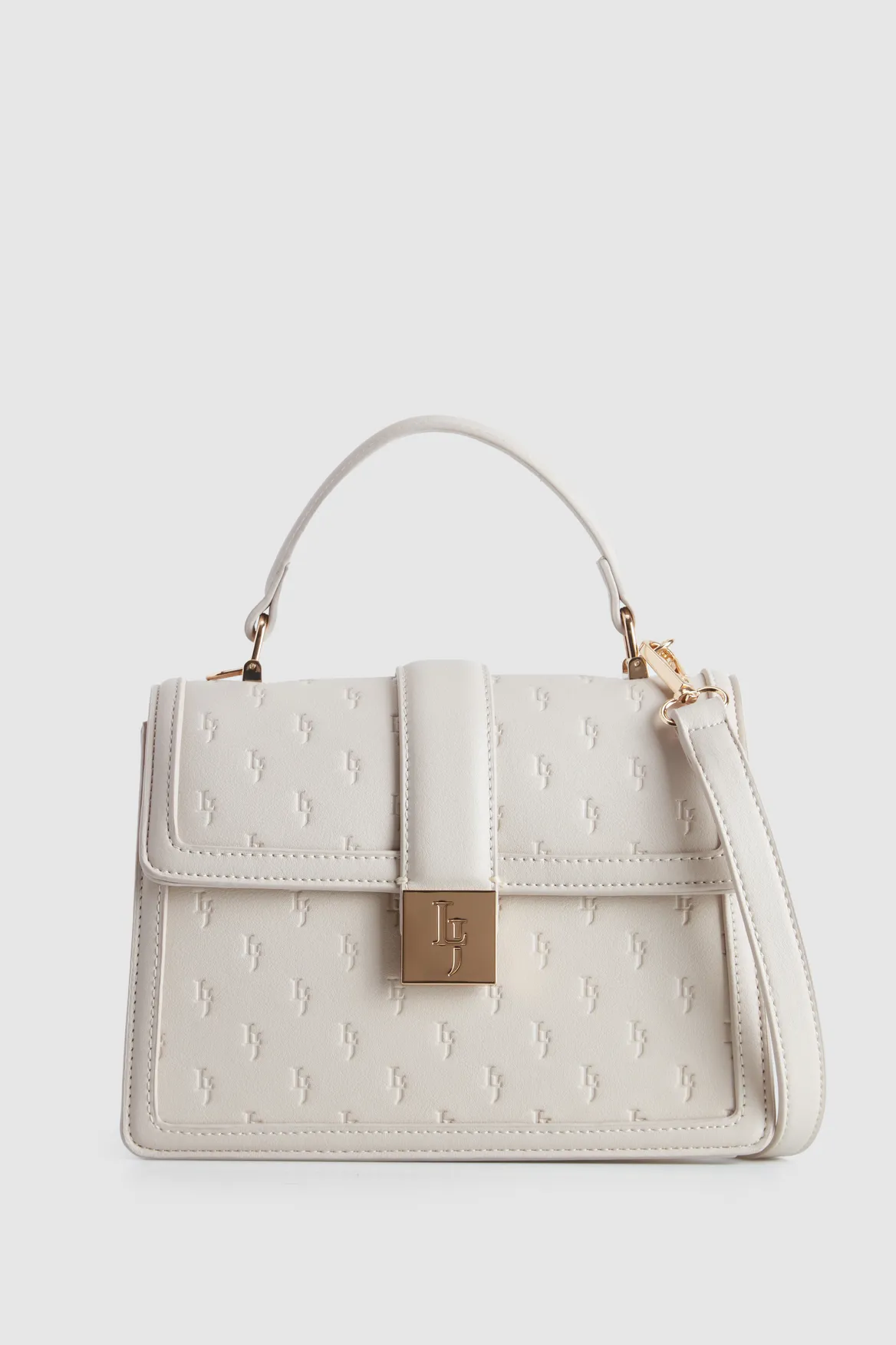 Embossed Top Handle Bag Strandbags