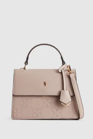 Embossed Top Handle Bag Strandbags