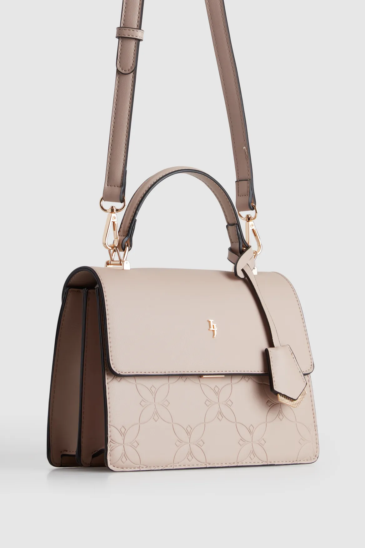 Embossed Top Handle Bag Strandbags