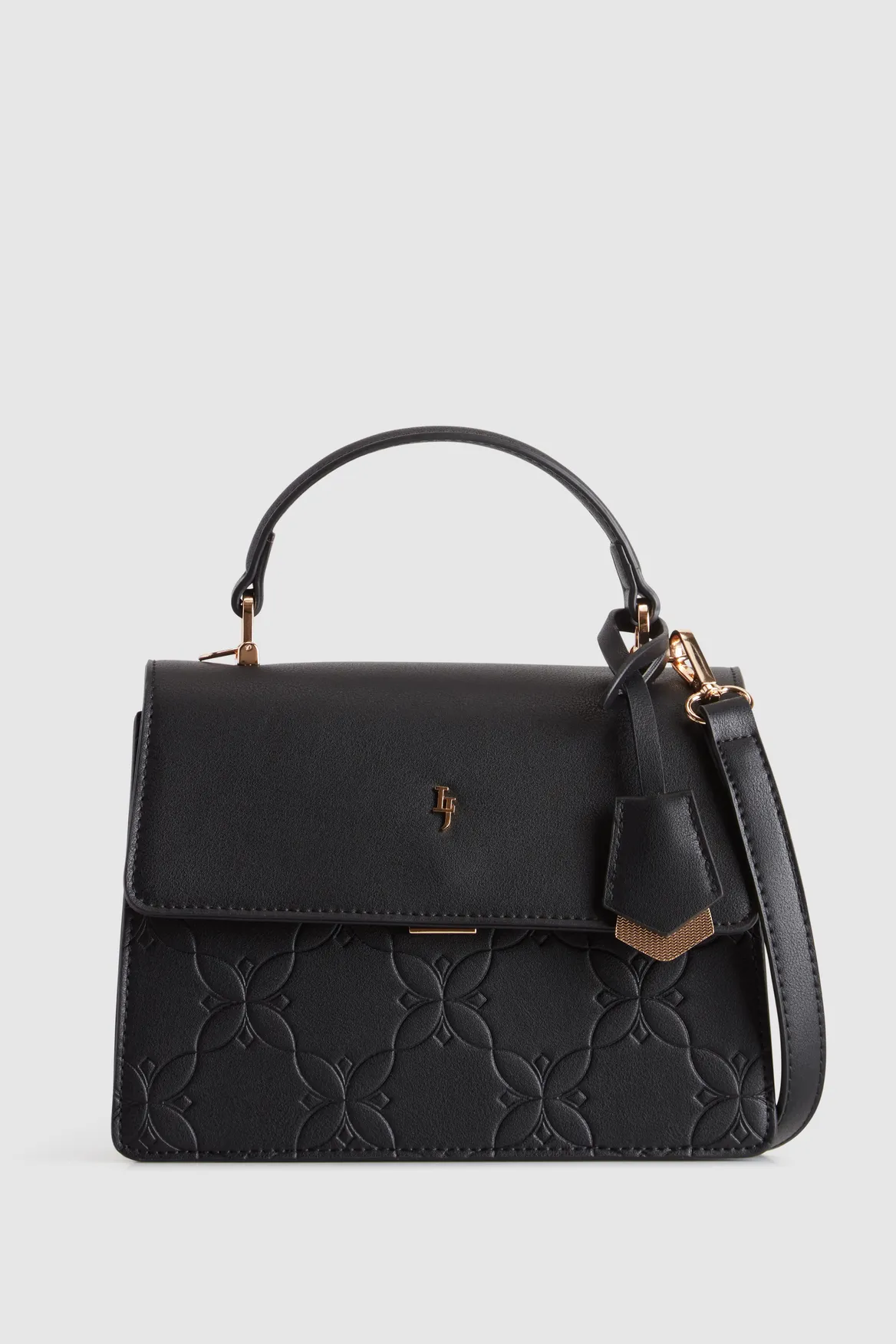 Embossed Top Handle Bag Strandbags