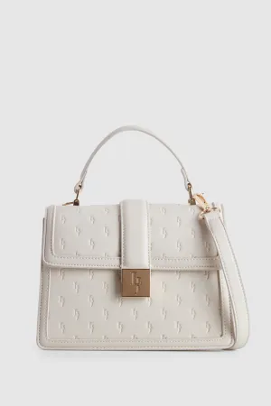 Embossed Top Handle Bag Strandbags