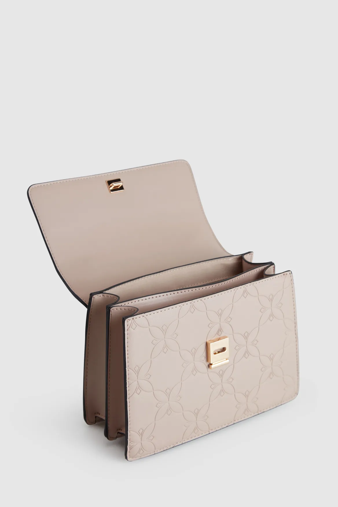 Embossed Top Handle Bag Strandbags
