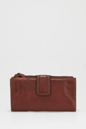 Esme Leather Large Wallet Strandbags