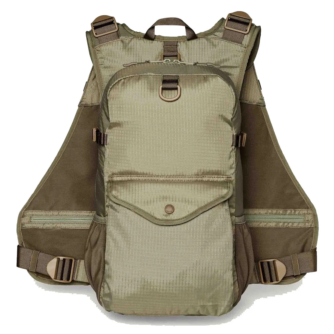 Filson Fishing Guide Vest Vintage Olive