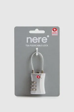 Flexi Cable Combination TSA Lock Strandbags