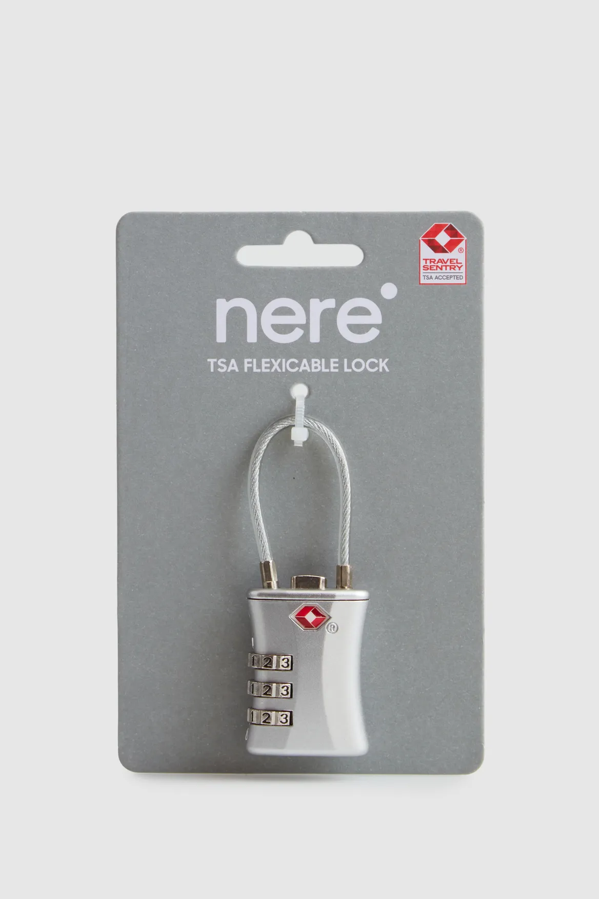 Flexi Cable Combination TSA Lock Strandbags