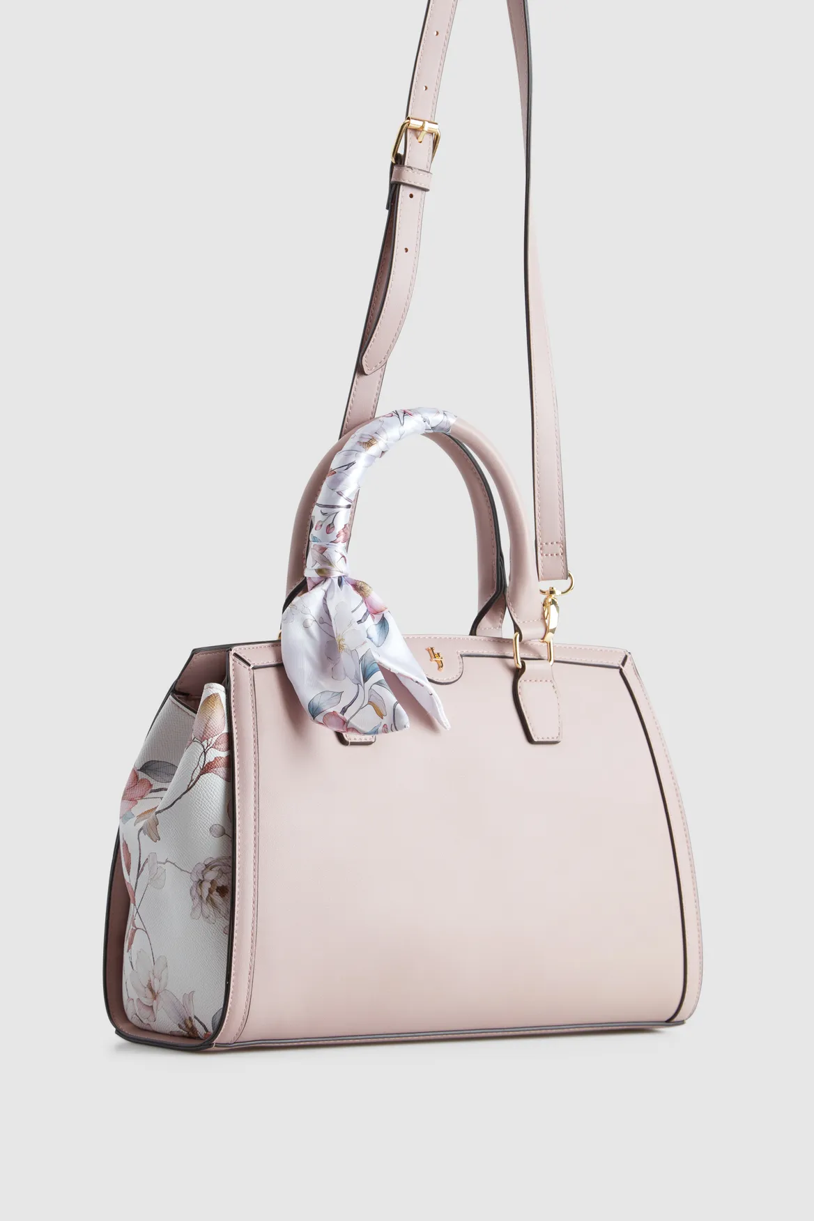 Floral Scarf  Shopper Tote Strandbags