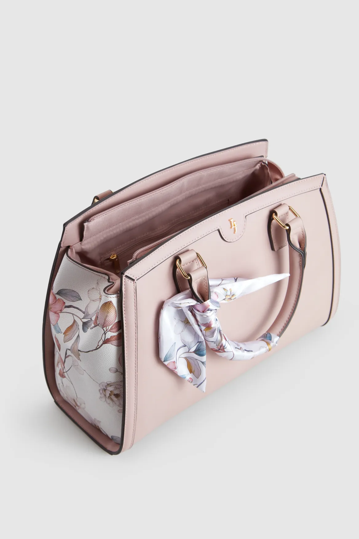 Floral Scarf  Shopper Tote Strandbags