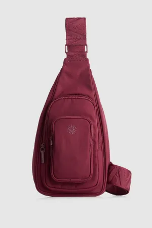 Gia Multi Pocket Nylon Sling Bag Strandbags