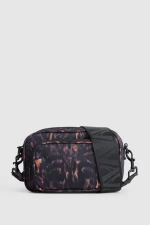 Gia Nylon Leopard Crossbody Bag Strandbags