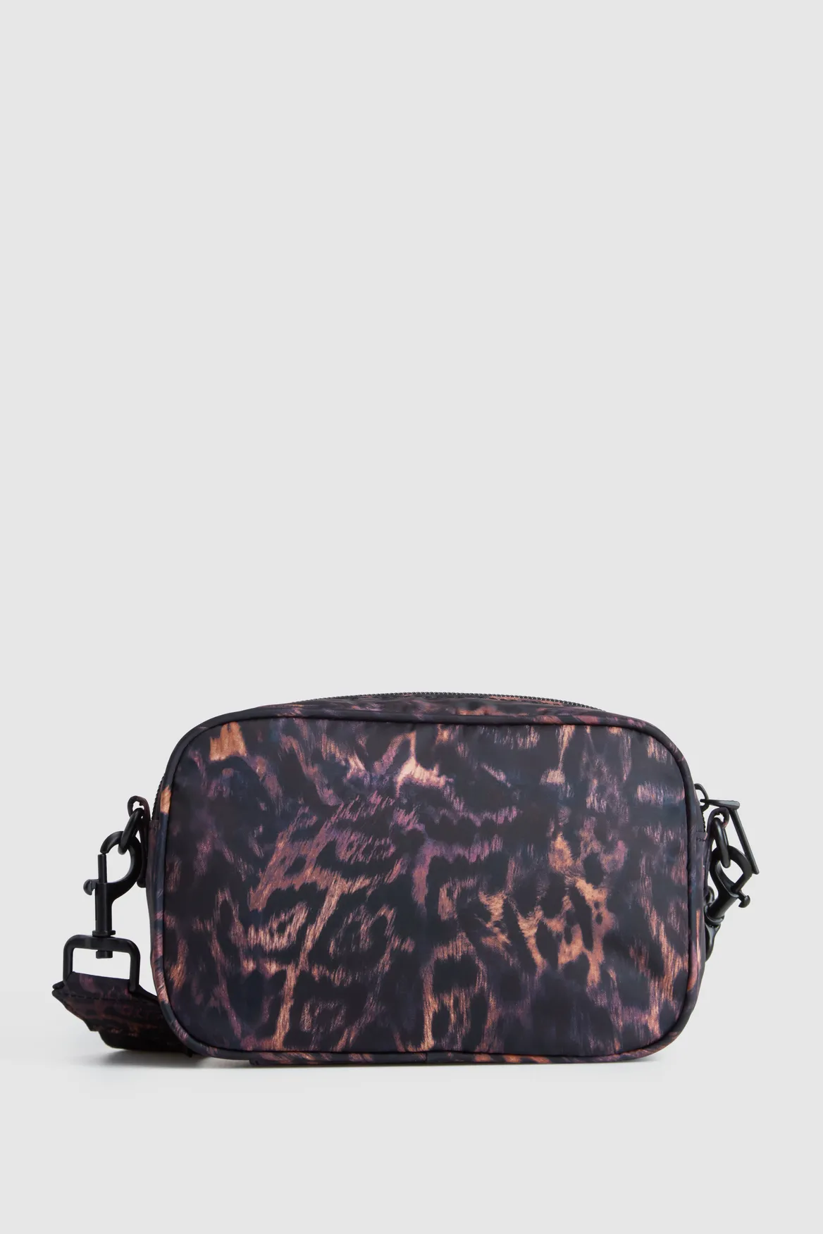 Gia Nylon Leopard Crossbody Bag Strandbags