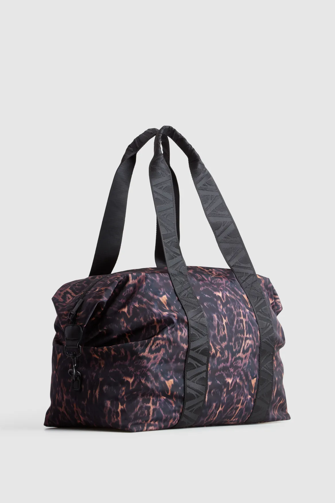 Gia Nylon Leopard Gym Bag Strandbags
