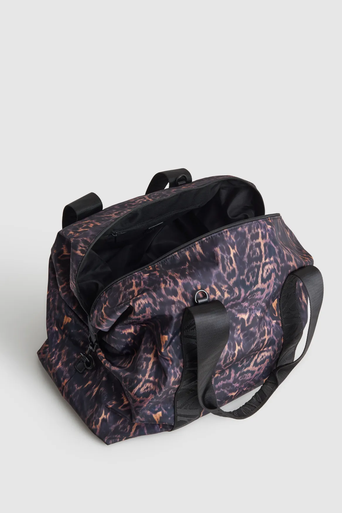 Gia Nylon Leopard Gym Bag Strandbags