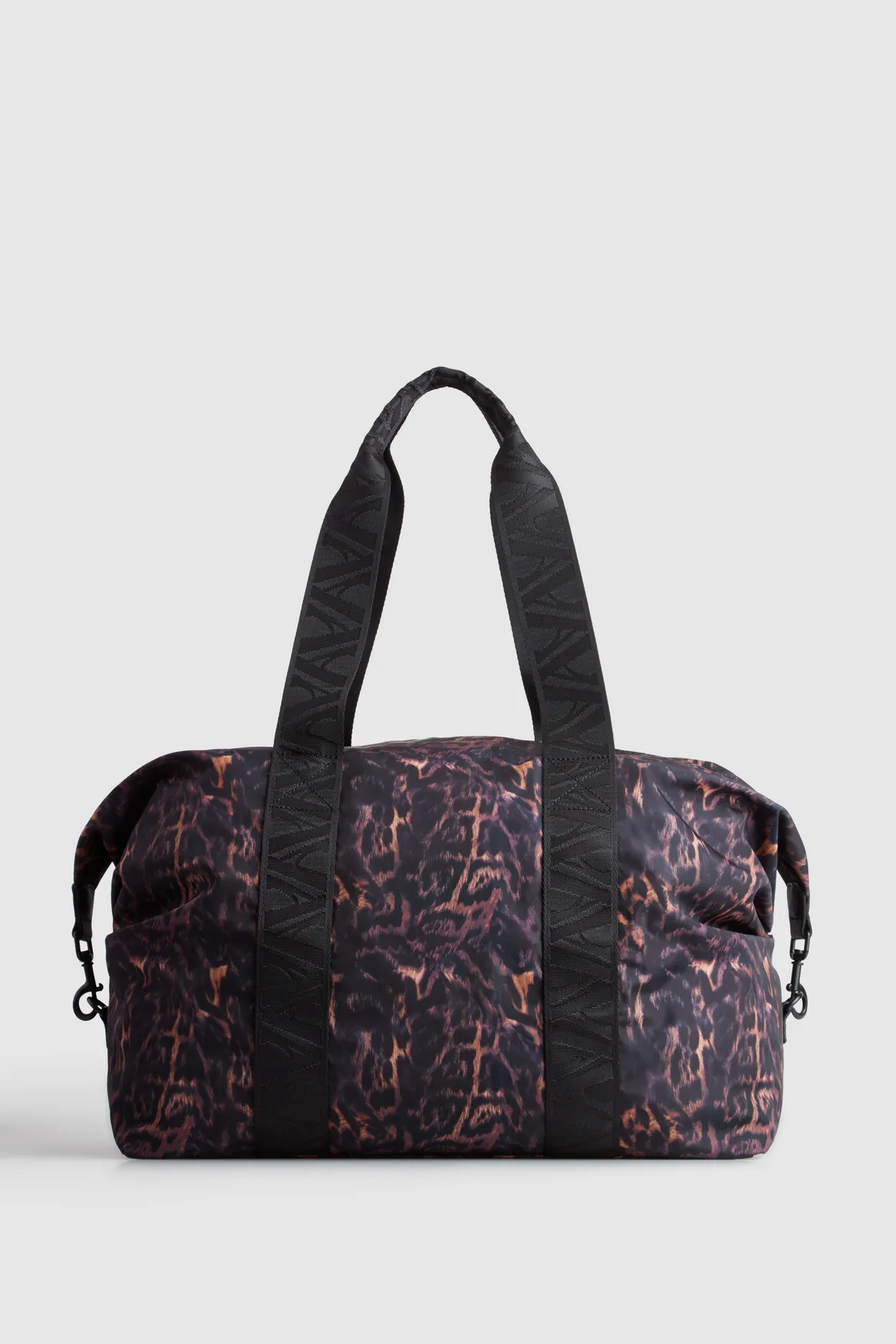 Gia Nylon Leopard Gym Bag Strandbags