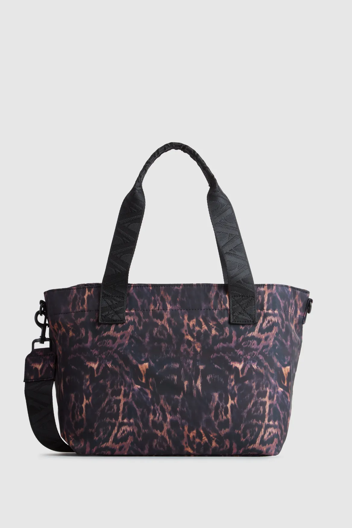 Gia Nylon Leopard Tote Bag Strandbags