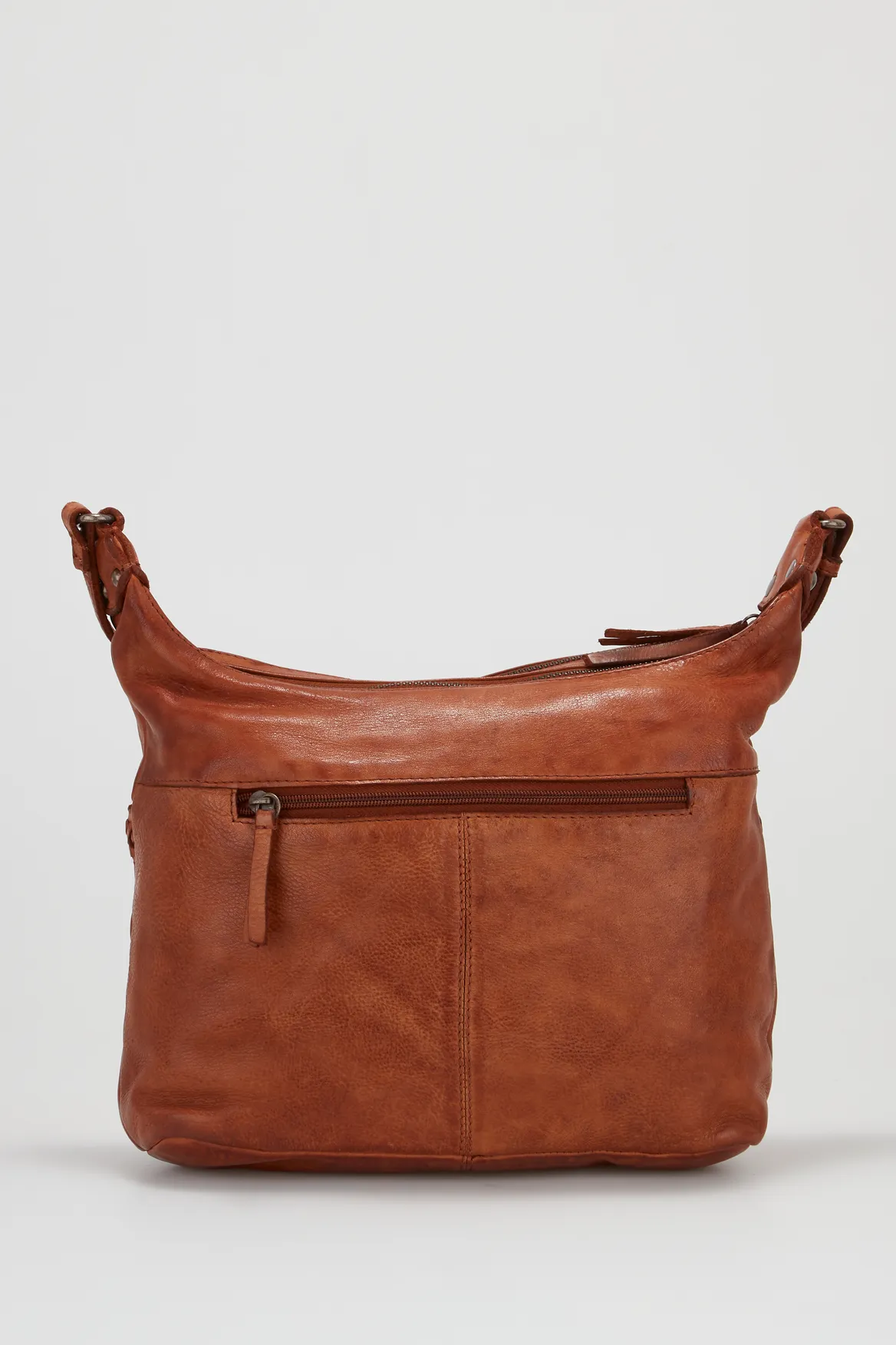 Isla Leather Braided Crossbody Bag Strandbags