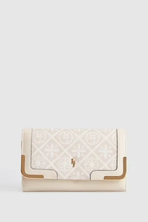 Jacquard Large Clutch Wallet Strandbags